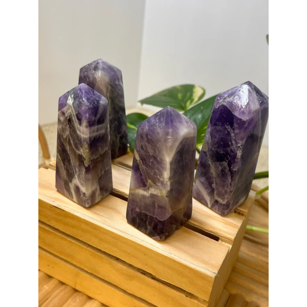 Amethyst towers, polished