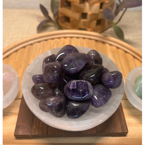 Amethyst, polished