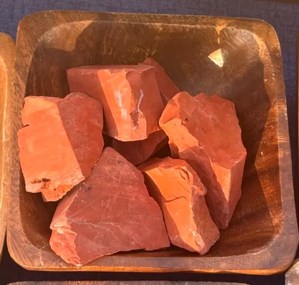 Red Jasper, raw