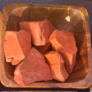 Red Jasper, raw