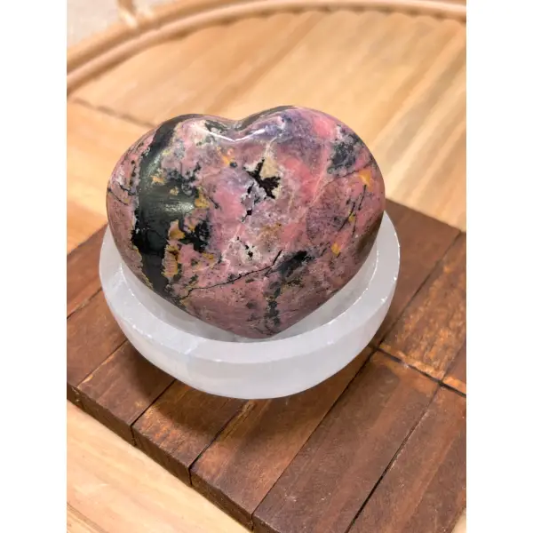 Rhodonite Heart